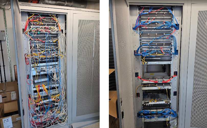 Image showing the improvements to our network infrastructure