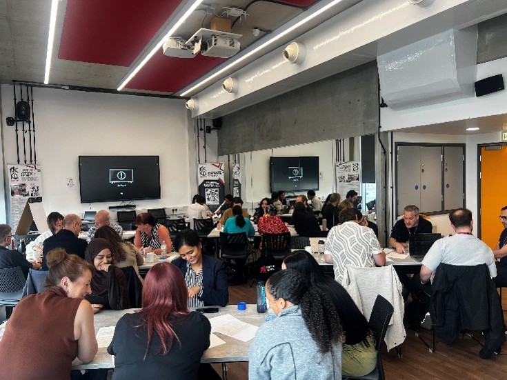Image showing some of the DDaT who chose to attend the Target Operating Model session at our recent DDaT away day.